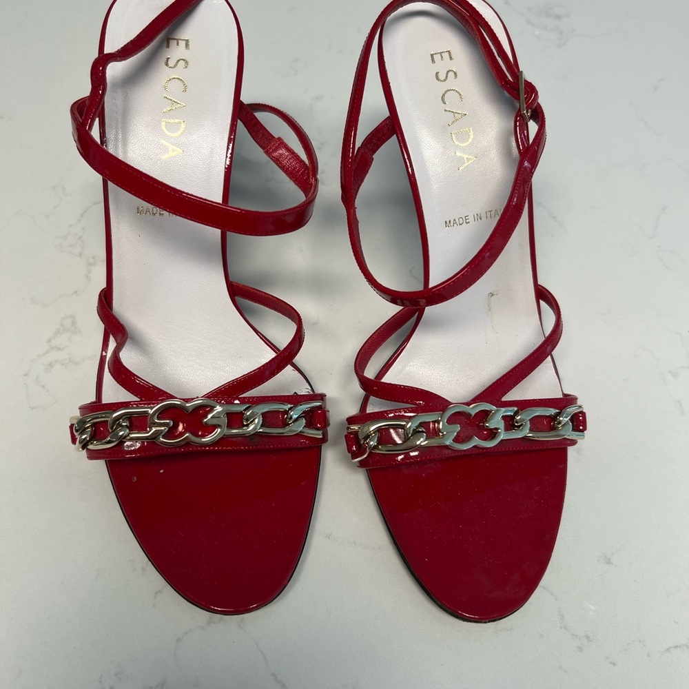 Escada heeled sandals